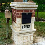 Mailbox Repairman Brick Mailbox Repair