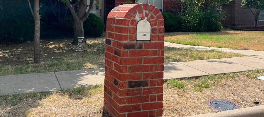 Brick Mailbox Contractor | Brick Mason in Dallas County Texas
