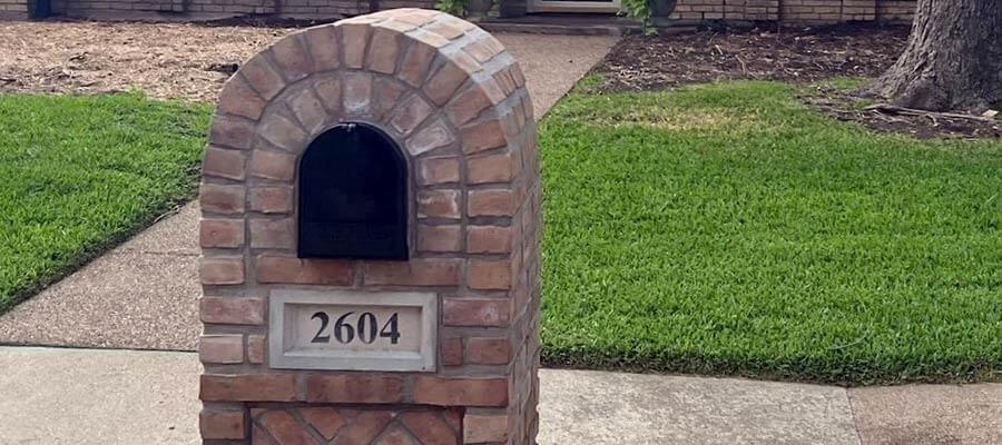 Brick & Stone Mailbox Repair, Upgrades, Design Company